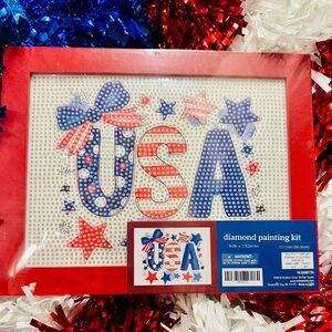 USA Patriotic DIY Diamond Art Hobby Lobby 4th July Flag Craft